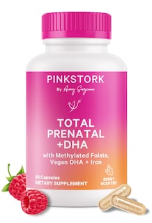 Foto 1 | Foto 1 | Vitaminas Prenatales Pink Stork Total Con Dha, Folato Y Hierro, 60 Cápsulas - Venta Internacional.