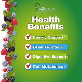 Foto 5 | Foto 5 | Gummy Vitamins Doctors Finest Vitamin B Complex 90 Gomitas - Venta Internacional.