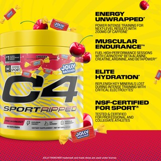 Foto 2 | Foto 2 | Polvo Para Antes Del Entrenamiento Cellucor C4 Sport Ripped Jolly Rancher - Venta Internacional.