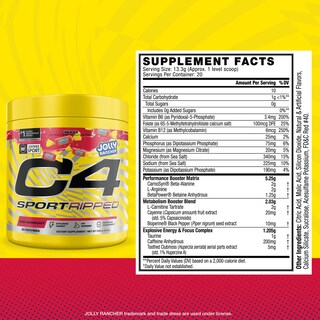 Foto 5 | Foto 5 | Polvo Para Antes Del Entrenamiento Cellucor C4 Sport Ripped Jolly Rancher - Venta Internacional.