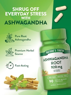 Foto 5 | Foto 5 | Cápsulas De Suplemento Nature's Truth Ashwagandha 920 Mg 90 Unidades - Venta Internacional.