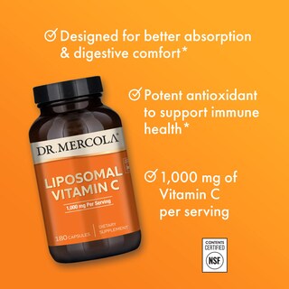Foto 4 | Foto 4 | Suplemento Dr. Mercola De Vitamina C Liposomal, 1000 Mg, 180 Cápsulas - Venta Internacional.
