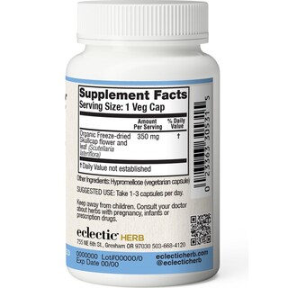 Foto 4 | Foto 4 | Suplemento Eclectic Institute Skullcap Capsules 90 Ct - Venta Internacional.