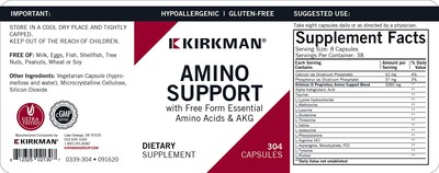 Foto 3 | Foto 3 | Suplemento Kirkman Amino Support Capsules 304 Cápsulas - Venta Internacional.