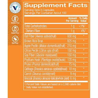 Foto 3 | Foto 3 | Complementa La Mezcla De Fibra Vitamin Shoppe, 300 Cápsulas - Venta Internacional.