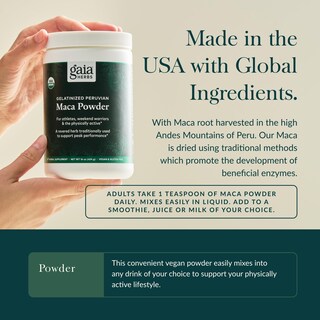 Foto 4 | Foto 4 | Suplemento Gaia Herbs Maca En Polvo Natural Energy 400 G - Venta Internacional.