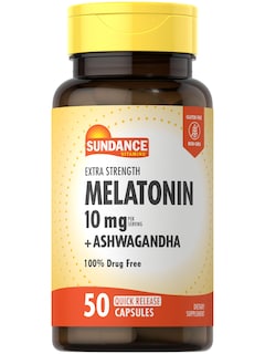 Foto 1 | Foto 1 | Complemente 10 Mg De Melatonina De Sundance Con Ashwagandha 50 Cápsulas - Venta Internacional.