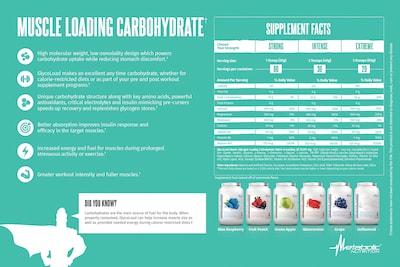 Foto 6 | Foto 6 | Suplemento Metabolic Nutrition Glycoload 600 G - Venta Internacional.