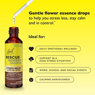 Foto 4 | Foto 4 | Remedio De Rescate Para Aliviar El Estrés, Chocolate Y Menta, 20 Ml - Venta Internacional.