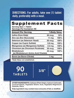 Foto 2 | Foto 2 | Suplemento Nature's Truth Trace Minerals 90 Comprimidos - Venta Internacional.