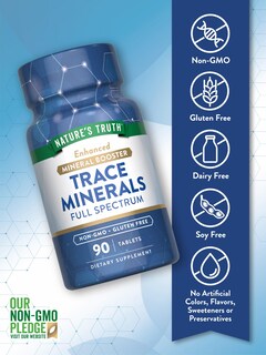 Foto 3 | Foto 3 | Suplemento Nature's Truth Trace Minerals 90 Comprimidos - Venta Internacional.