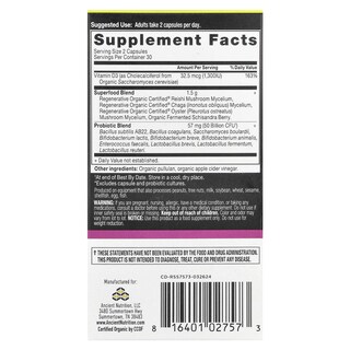 Foto 2 | Foto 2 | Suplemento De Probióticos Extra Fuertes Para Mujeres De Ancient Nutrition, 60 Cápsulas - Venta Internacional.