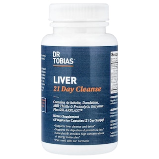 Foto 1 | Foto 1 | Liver Cleanse Dr. Tobias, 21 Días, 63 Cápsulas Vegetarianas - Venta Internacional.