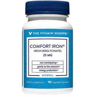Foto 1 | Foto 1 | Suplemento The Vitamin Shoppe Comfort Iron 25 Mg 90 Cápsulas - Venta Internacional.