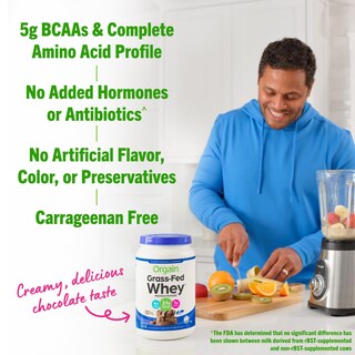 Foto 4 | Foto 4 | Fudge De Chocolate Cremoso De Proteína De Suero En Polvo Orgain 825g - Venta Internacional.