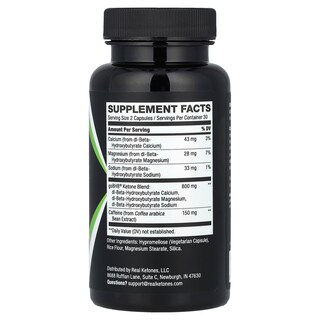 Foto 2 | Foto 2 | Suplemento Real Ketones Keto Burn2x 60 Cápsulas - Venta Internacional.