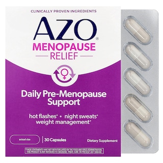 Foto 1 | Foto 1 | Suplemento Azo Menopause Relief 30 Cápsulas - Venta Internacional.