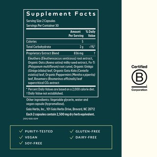 Foto 3 | Foto 3 | Suplemento Gaia Herbs Mental Alertness 60 Cápsulas Veganas - Venta Internacional.