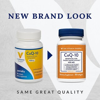 Foto 3 | Foto 3 | Complemente La Coq-10 De 400 Mg De The Vitamin Shoppe Para La Salud Del Corazón - Venta Internacional.