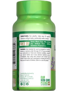 Foto 7 | Foto 7 | Suplemento Nature's Truth Lavender Calm En Cápsulas Blandas, 50 Unidades - Venta Internacional.