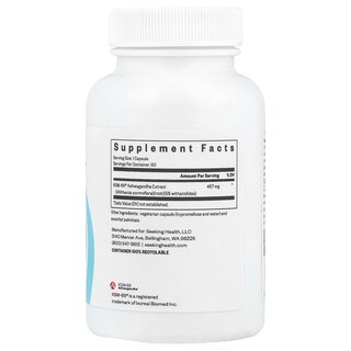 Foto 2 | Foto 2 | Suplemento Seeking Health Ashwagandha 467 Mg 60 Cápsulas - Venta Internacional.