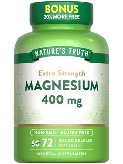 Foto 1 | Foto 1 | Suplemento Nature's Truth Magnesio 400 Mg 72 Cápsulas Blandas - Venta Internacional.