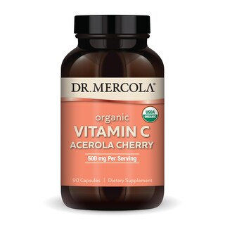 Foto 1 | Foto 1 | Suplemento Dr. Mercola Con Vitamina C Orgánica, Acerola Y Cereza, 90 X 500 Mg - Venta Internacional.