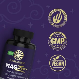 Foto 5 | Foto 5 | Suplemento Sunwarrior Magnesio L-teanina 90 Cápsulas - Venta Internacional.