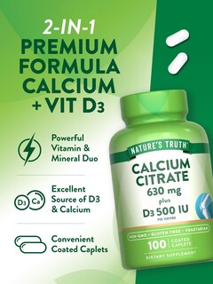 Foto 5 | Foto 5 | Complemente El Citrato De Calcio De Nature's Truth Con Vitamina D3 - Venta Internacional.