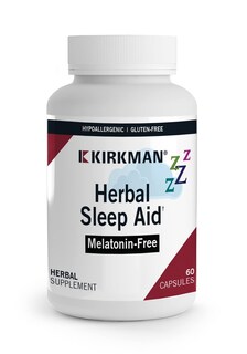 Foto 1 | Foto 1 | Herbal Sleep Aid Kirkman 60 Cápsulas Hipoalergénicas Sin Gluten - Venta Internacional.