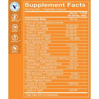 Foto 4 | Foto 4 | Suplemento The Vitamin Shoppe Digestive Enzymes 180 Cápsulas - Venta Internacional.