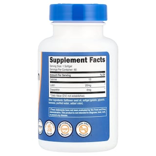 Foto 2 | Foto 2 | Complemente La Zeaxantina Nutricost Con Luteína 60 Cápsulas Blandas - Venta Internacional.
