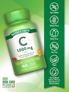 Foto 3 | Foto 3 | Suplemento De Bioflavonoides De Vitamina C De Nature's Truth De 1000 Mg - Venta Internacional.