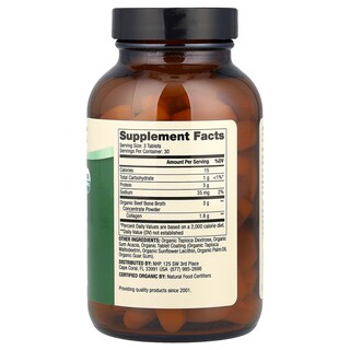 Foto 2 | Foto 2 | Suplemento De Colágeno Orgánico Dr. Mercola, Caldo De Huesos, 90 Tabletas - Venta Internacional.