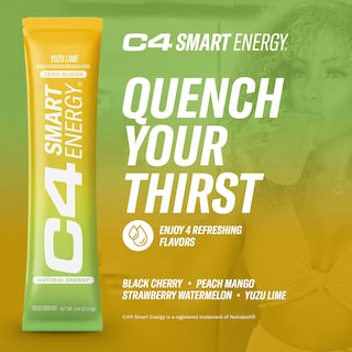 Foto 2 | Foto 2 | Energy Powder Cellucor C4 Smart Yuzu Lime Sin Azúcar, Paquete De 14 Unidades - Venta Internacional.