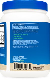 Foto 4 | Foto 4 | Aceite Mct En Polvo Nutricost Organic, 454 G, Apto Para Cetogénicos Del Usda - Venta Internacional.