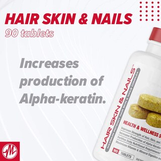 Foto 7 | Foto 7 | Suplemento Metabólico Para Cabello, Piel Y Uñas, 90 Comprimidos - Venta Internacional.