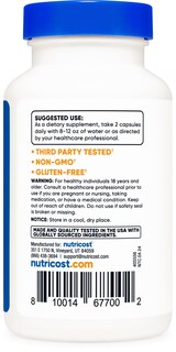 Foto 4 | Foto 4 | Suplemento Nutricost Pau D'arco Inner Bark 1100 Mg 120 Cápsulas - Venta Internacional.