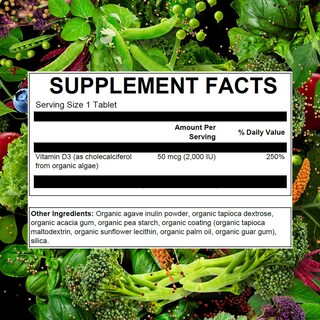 Foto 4 | Foto 4 | Suplemento Vegano De Vitamina D3 Plantfusion 2000 Ui 60 Comprimidos - Venta Internacional.