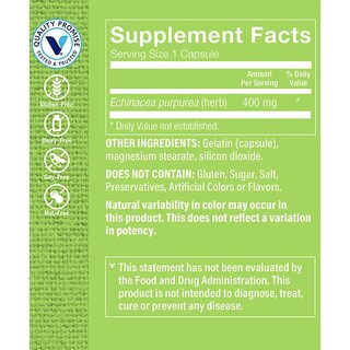 Foto 3 | Foto 3 | Suplemento The Vitamin Shoppe Echinacea 400 Mg 300 Cápsulas - Venta Internacional.