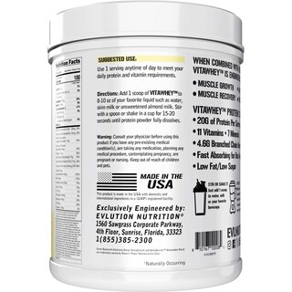 Foto 4 | Foto 4 | Proteína En Polvo Evlution Nutrition Vitawhey 20 G Vainilla - Venta Internacional.