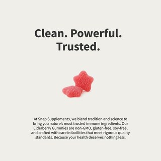 Foto 4 | Foto 4 | Suplemento De Gomitas Snap Elderberry Immune Support 60 Unidades - Venta Internacional.