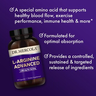 Foto 4 | Foto 4 | Suplemento Dr. Mercola L-arginine Advanced 90 Cápsulas - Venta Internacional.