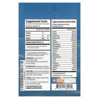 Foto 2 | Foto 2 | Péptidos De Colágeno Bubs Naturals Sin Sabor, 20 Paquetes De 10 G - Venta Internacional.