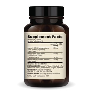 Foto 2 | Foto 2 | Suplemento Dr. Mercola Organic 5-htp Con Raíz De Valeriana 30 Cápsulas - Venta Internacional.