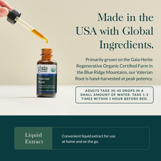 Foto 4 | Foto 4 | Suplemento Gaia Herbs Con Raíz De Valeriana Certificada Como Orgánica, 30 Ml - Venta Internacional.