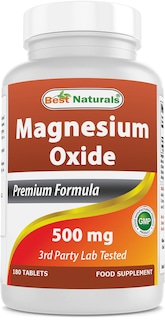 Foto 1 | Foto 1 | Suplemento Best Naturals De Óxido De Magnesio 500 Mg 180 Comprimidos - Venta Internacional.