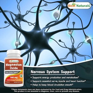 Foto 4 | Foto 4 | Suplemento Best Naturals De Óxido De Magnesio 500 Mg 180 Comprimidos - Venta Internacional.