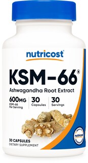 Foto 1 | Foto 1 | Suplemento Nutricost Ksm-66 De Extracto De Raíz De Ashwagandha 600 Mg - Venta Internacional.