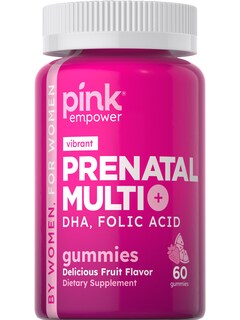 Foto 1 | Foto 1 | 60 Gomitas Prenatales Vitamins Pink Con Dha Y Ácido Fólico - Venta Internacional.